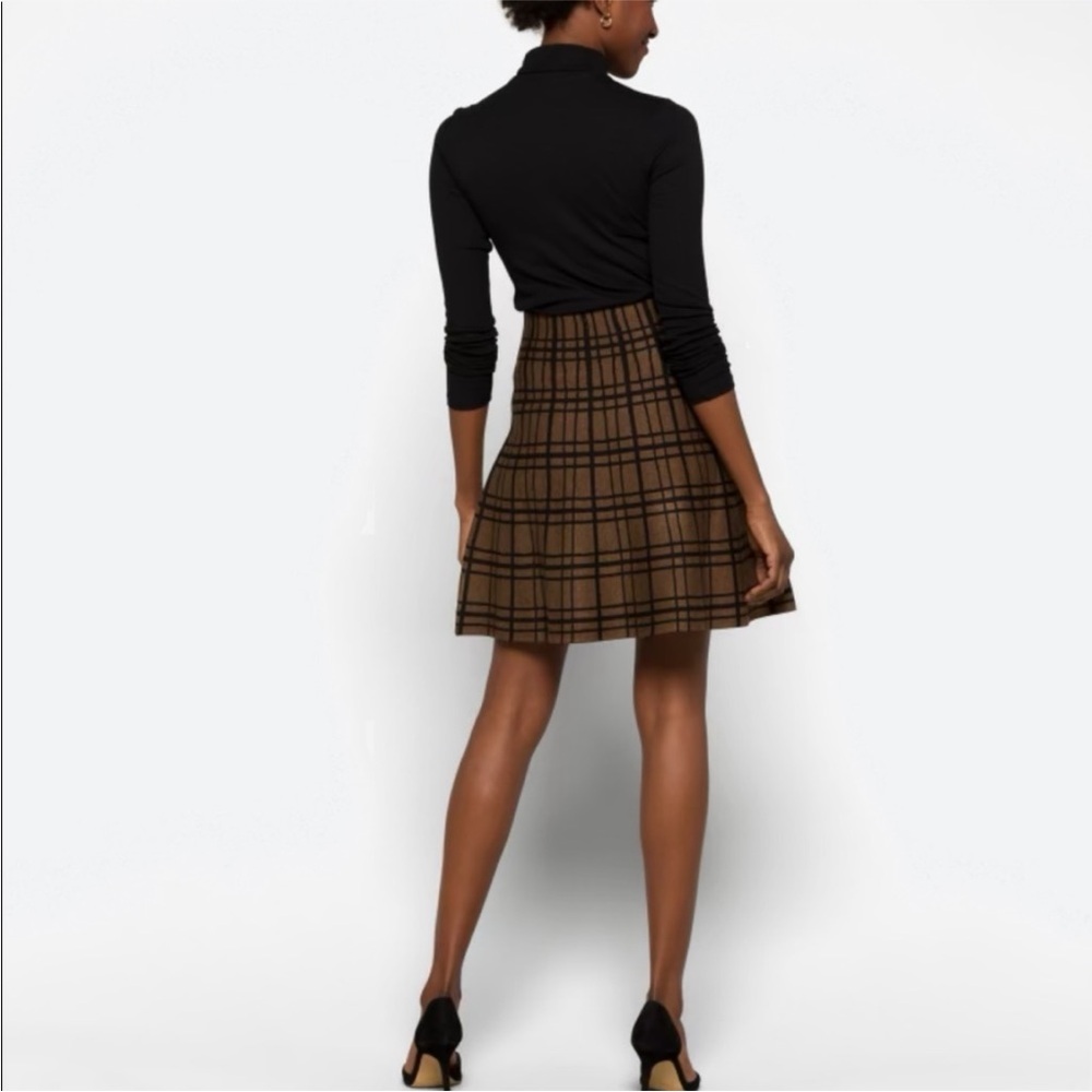 Max Studio Plaid Sweater Skirt NWT 🏷️ - Picture 7 of 13
